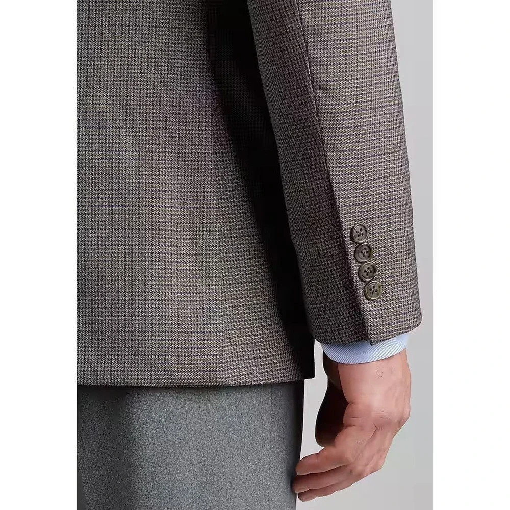 Jos A Bank‎ Mens Blazer 42R Traditional Fit Check Sportcoat D040214